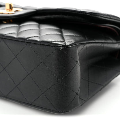 Chanel Lambskin Quilted Small Double Flap Black 10 of 10