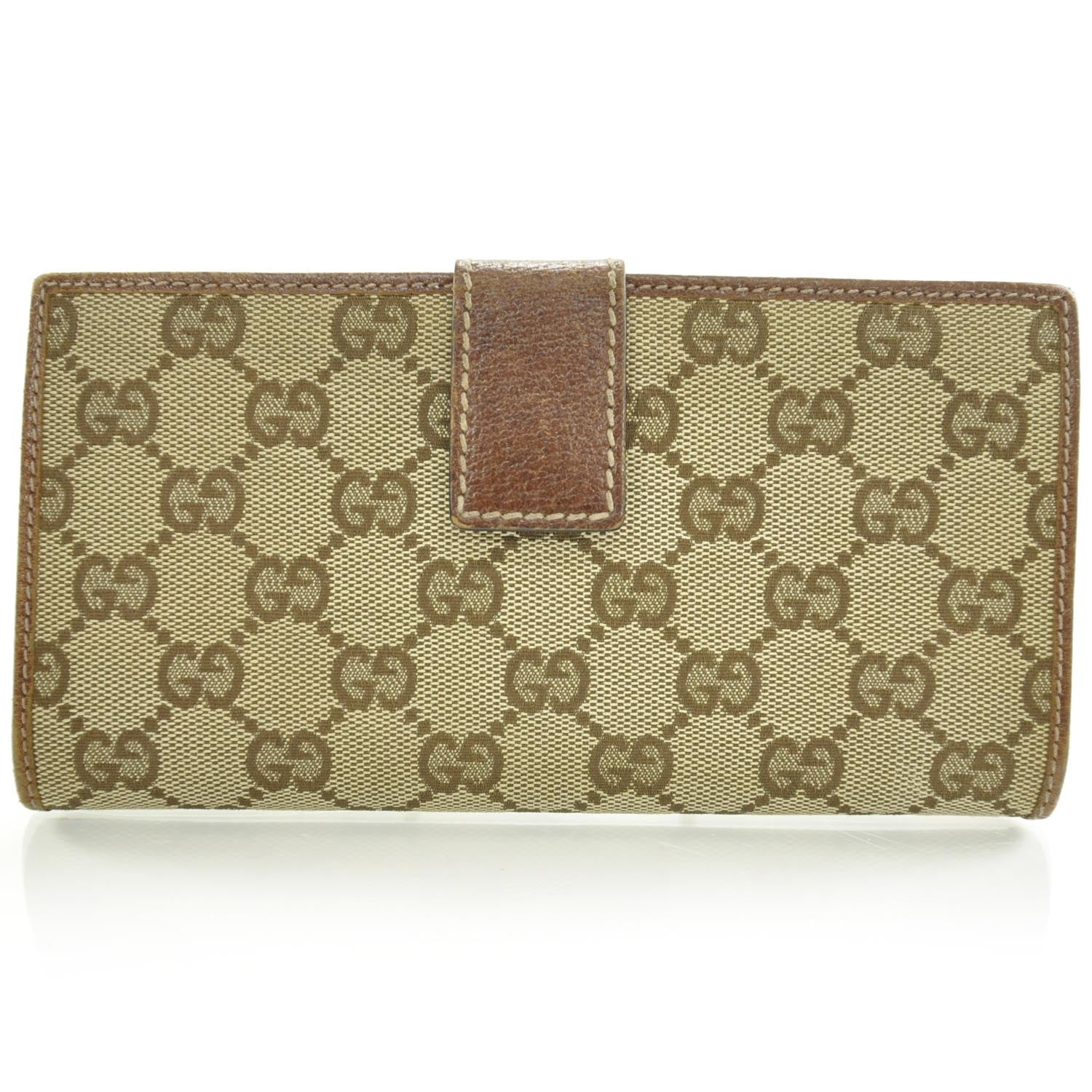Gucci Monogram Bamboo Continental Wallet 4 of 8