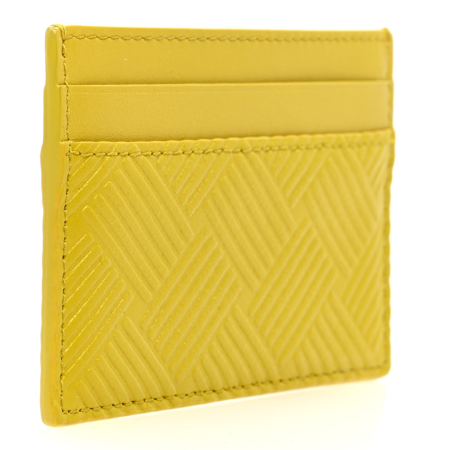 Bottega Veneta Nappa Embossed Intrecciato Card Holder Mirabelle 3 of 6