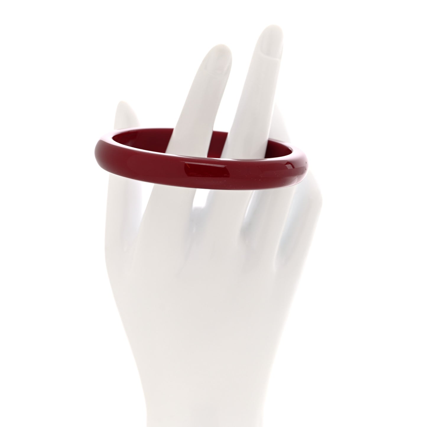 Resin Paloma Picasso Bangle Bracelet Red
