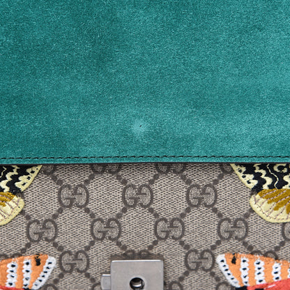 Gucci GG Supreme Monogram Willow Hill Embroidered Small Dionysus Shoulder Bag Emerald 12 of 12