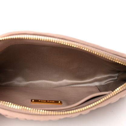Miu Miu Nappa Matelasse Wristlet Cammeo 5 of 6