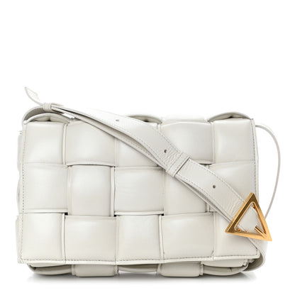 Bottega Veneta Nappa Maxi Intreccio Padded Cassette Crossbody Bag Chalk 1 of 4