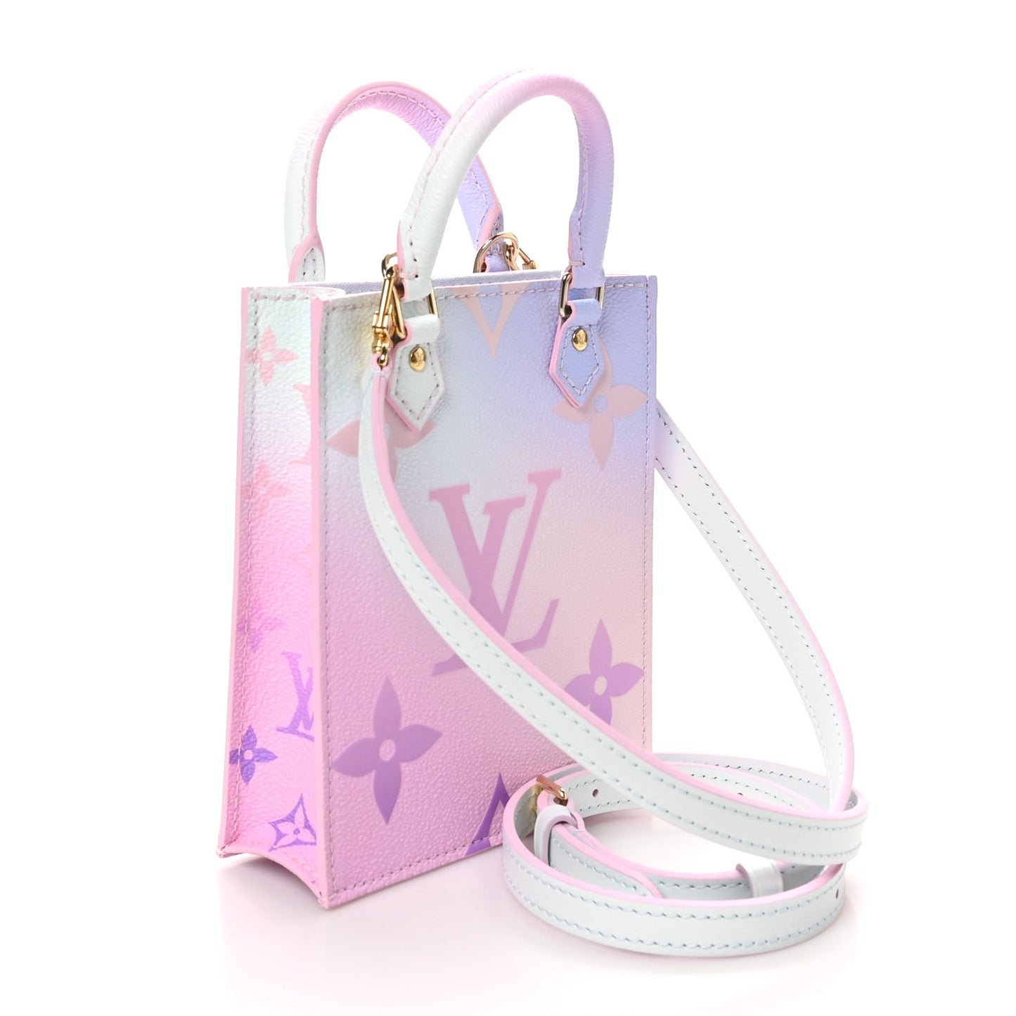 Monogram Giant Spring In The City Petit Sac Plat Sunrise Pastel