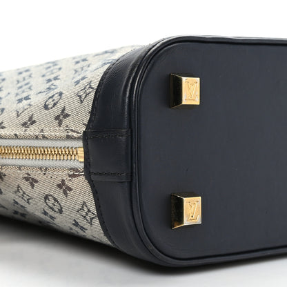 Louis Vuitton Mini Monogram Alma Haut Tote Blue 7 of 8