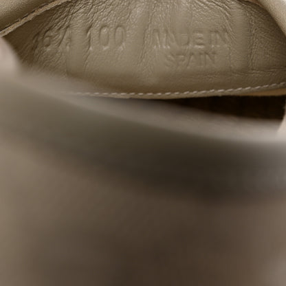 Gucci Washed Cotton Miro Soft Calfskin GG Monogram Espadrilles 36.5 White Mystic White 7 of 10