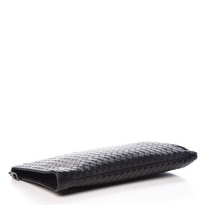 Bottega Veneta Nappa Intrecciato Zip Pouch Black 4 of 11