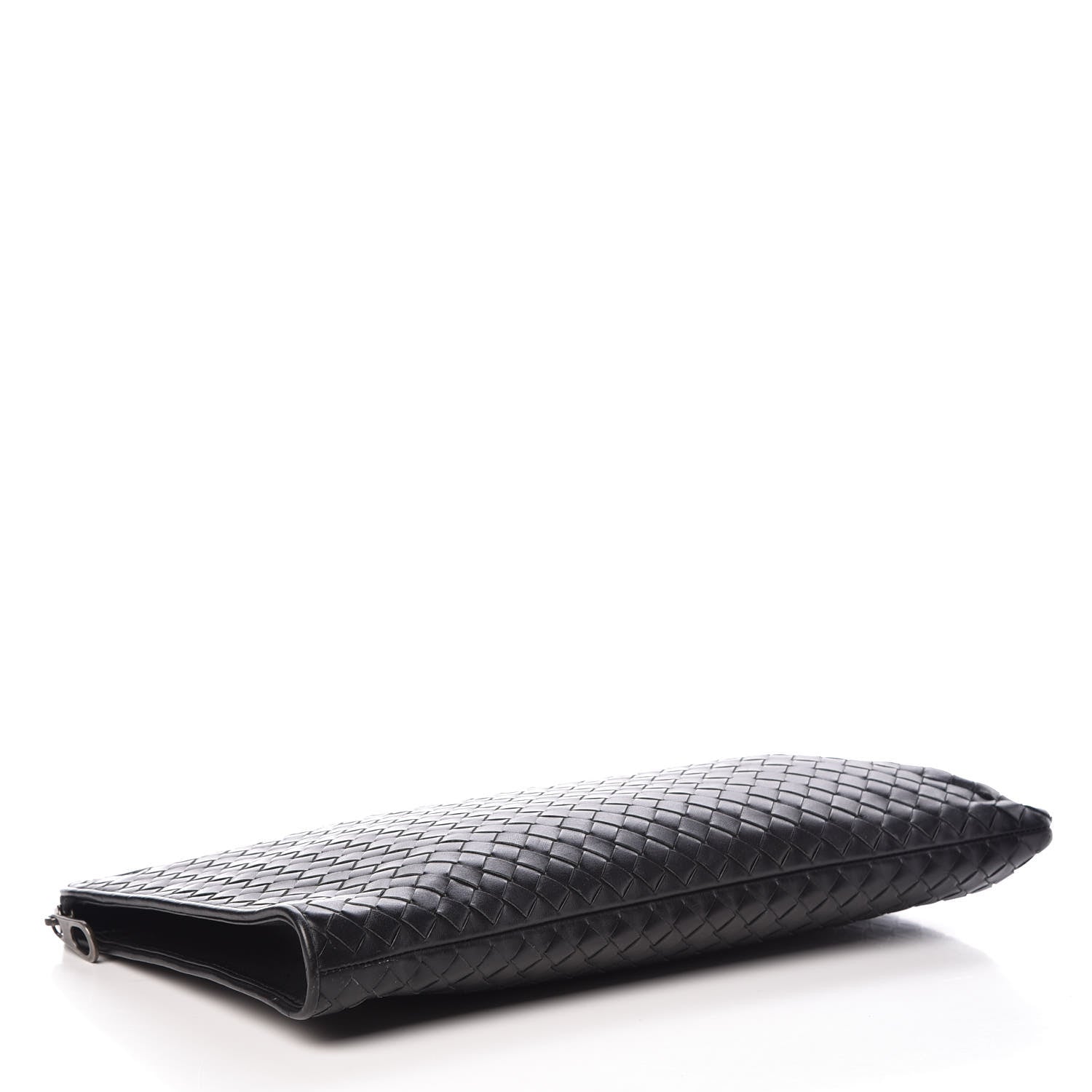 Bottega Veneta Nappa Intrecciato Zip Pouch Black 4 of 11