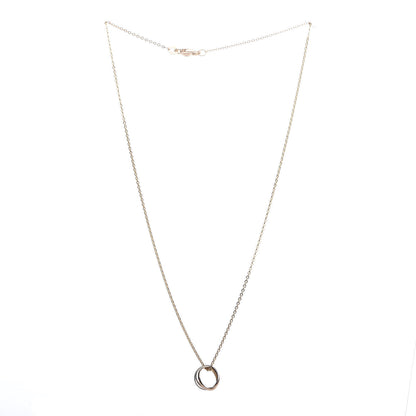 Cartier 18K Pink Yellow White Gold Baby Trinity Pendant Necklace 3 of 7