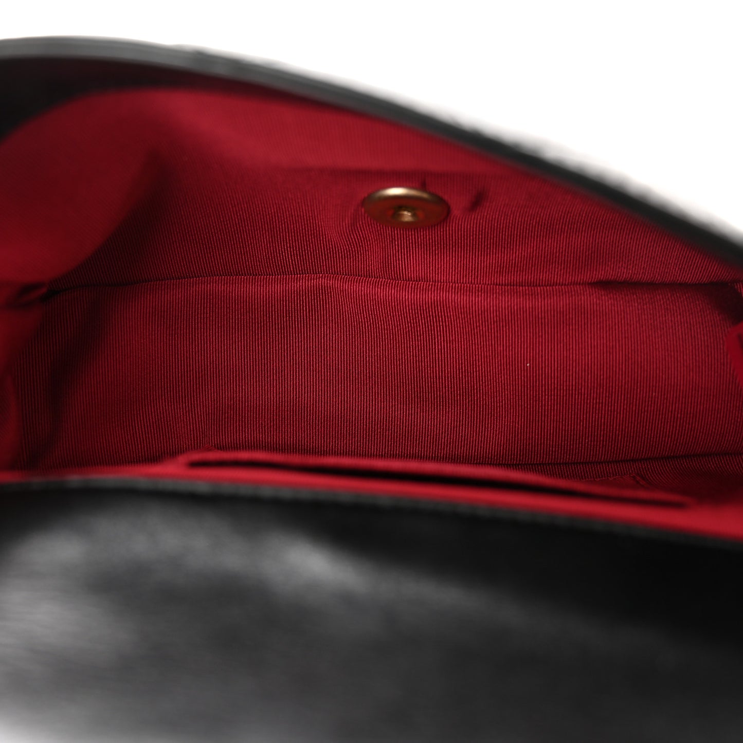 Calfskin Quilted Mini Rectangular Crystal Pearls Chain Flap Black