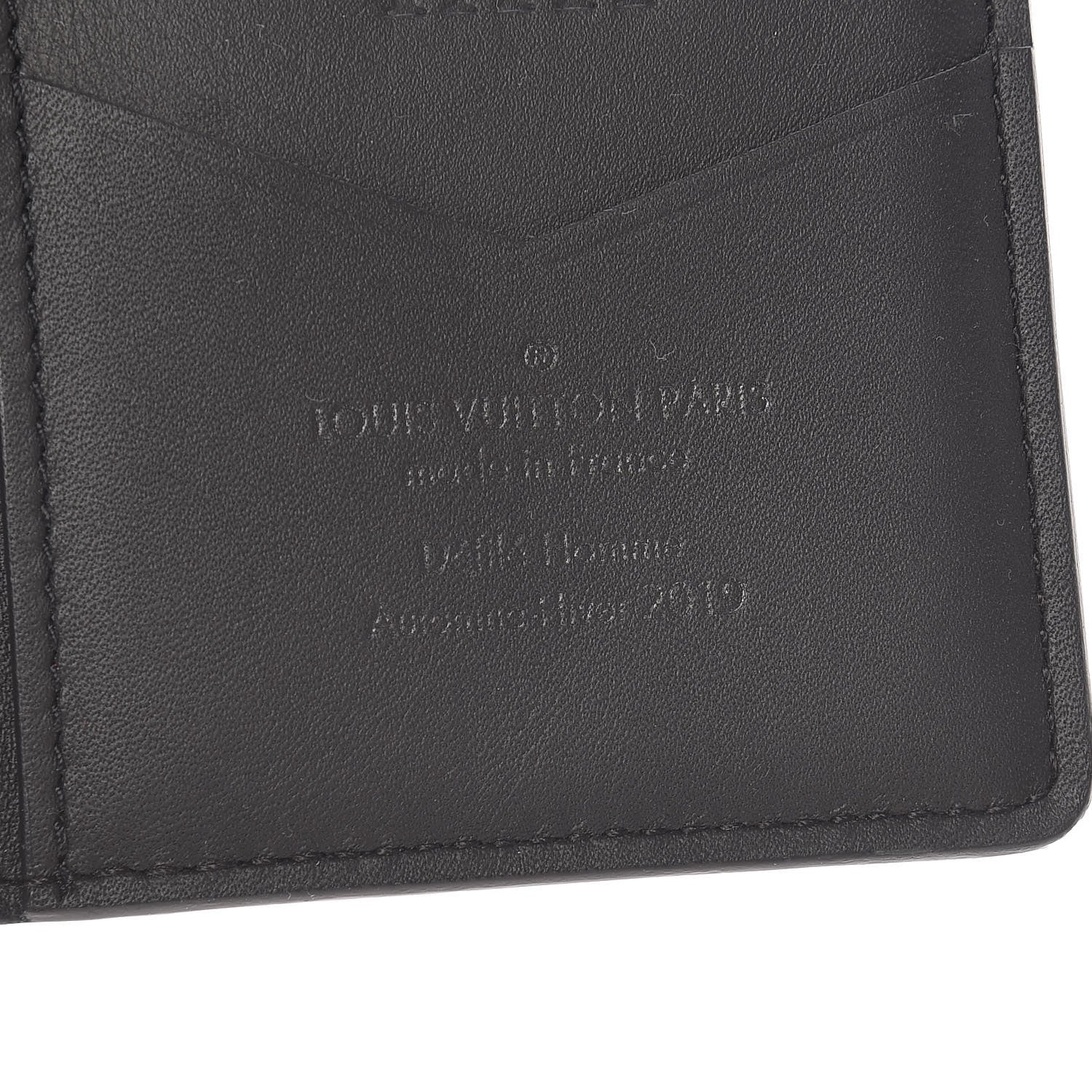 Louis Vuitton Taiga Rainbow Pocket Organizer Black 6 of 7