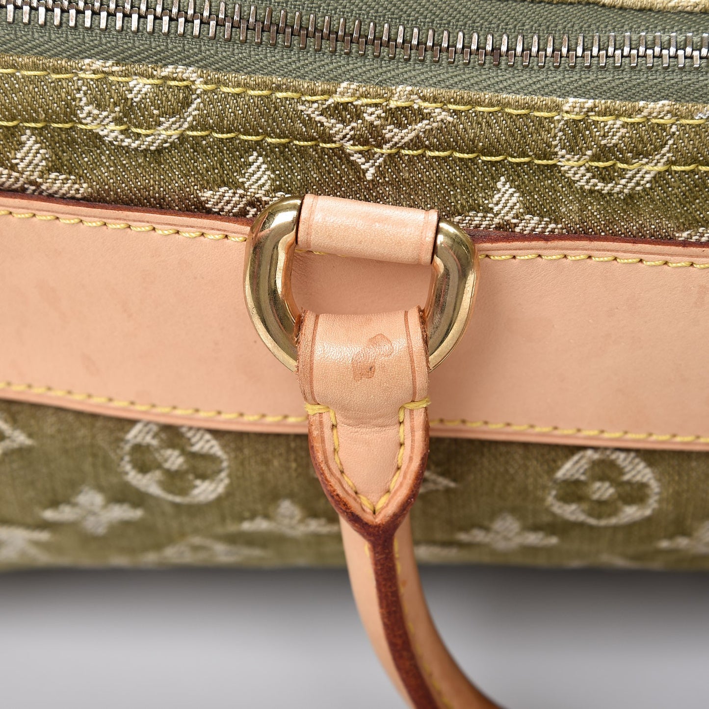 Monogram Denim Neo Speedy Lichen