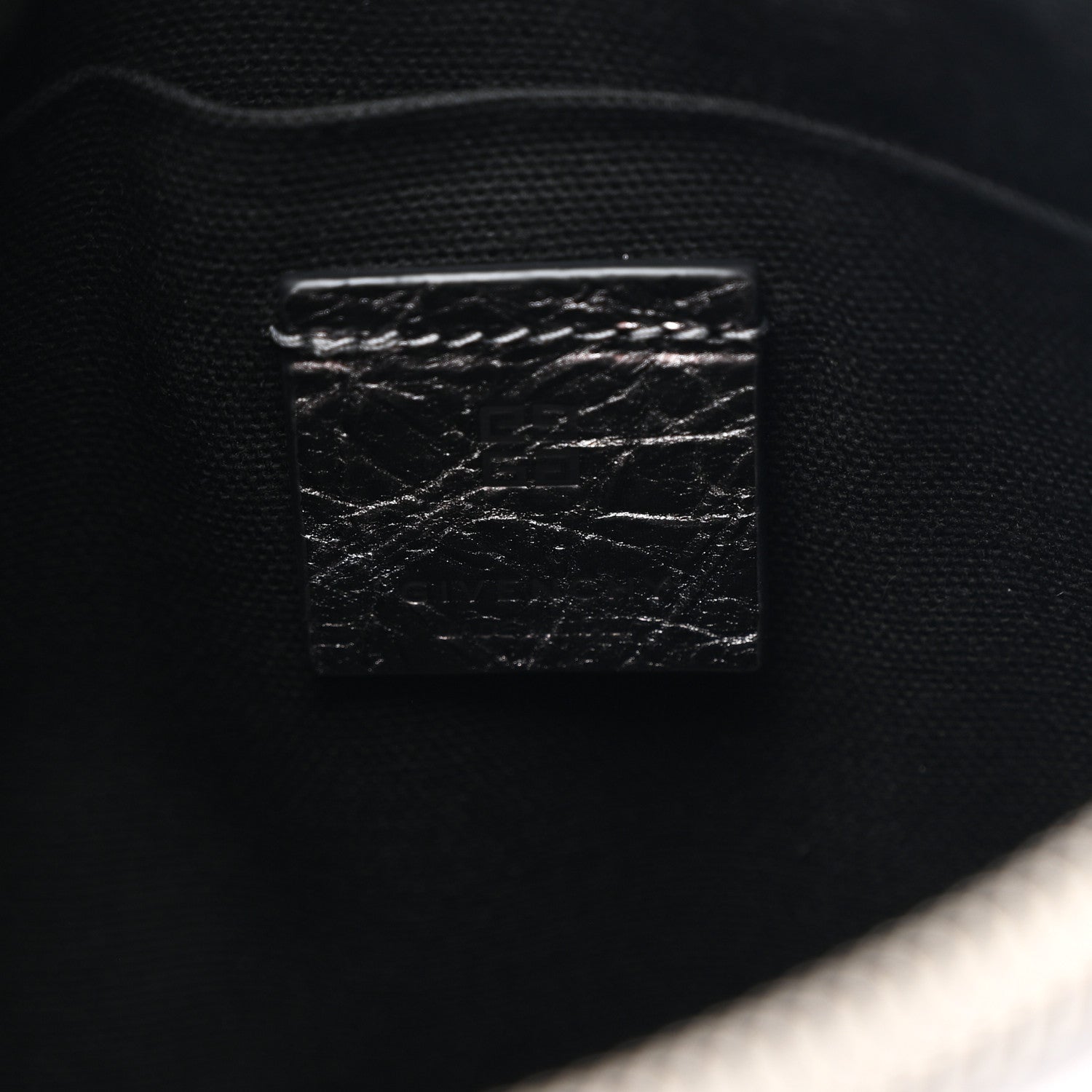 Givenchy Metallic Calfskin Small Voyou Bag Silver 6 of 10