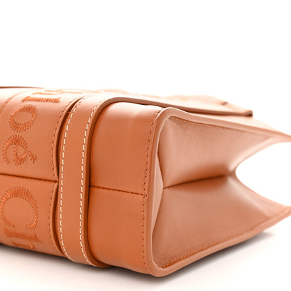 Chloe Calfskin Small Woody Tote Caramel 10 of 12