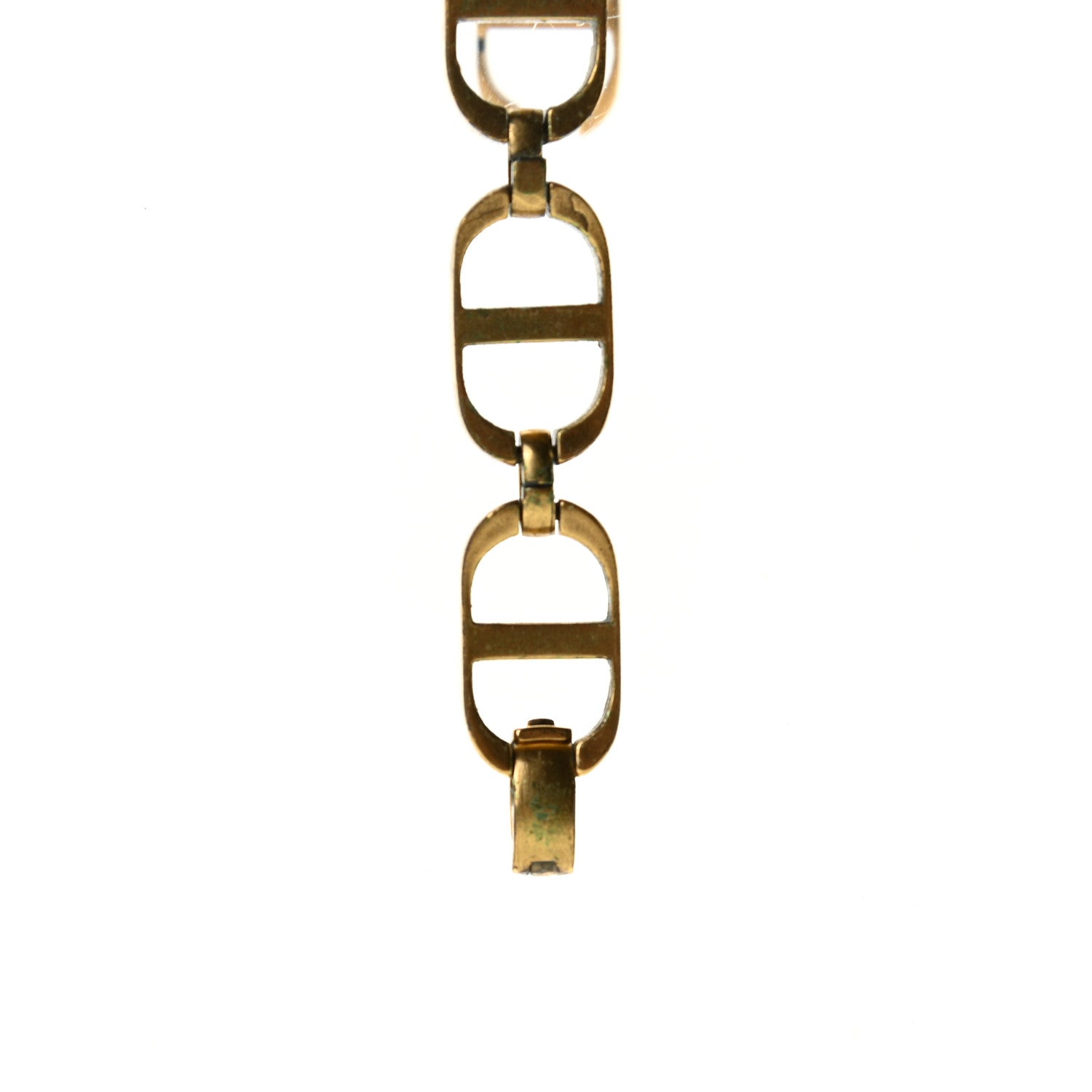 Christian Dior Metal CD Chain Bracelet Gold 5 of 5