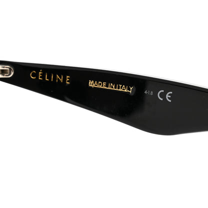 Celine Acetate Cat Eye Sunglasses CL400191 Black 5 of 7