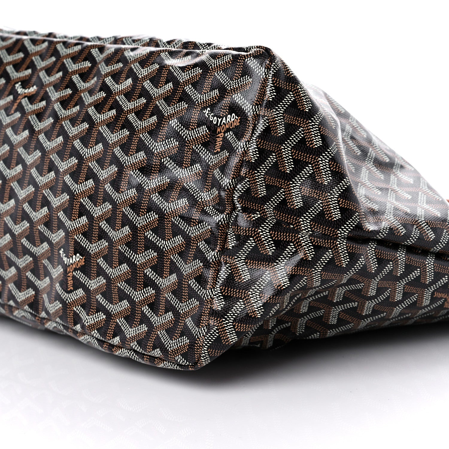 Goyard Goyardine Saint Louis GM Black Gold 8 of 8