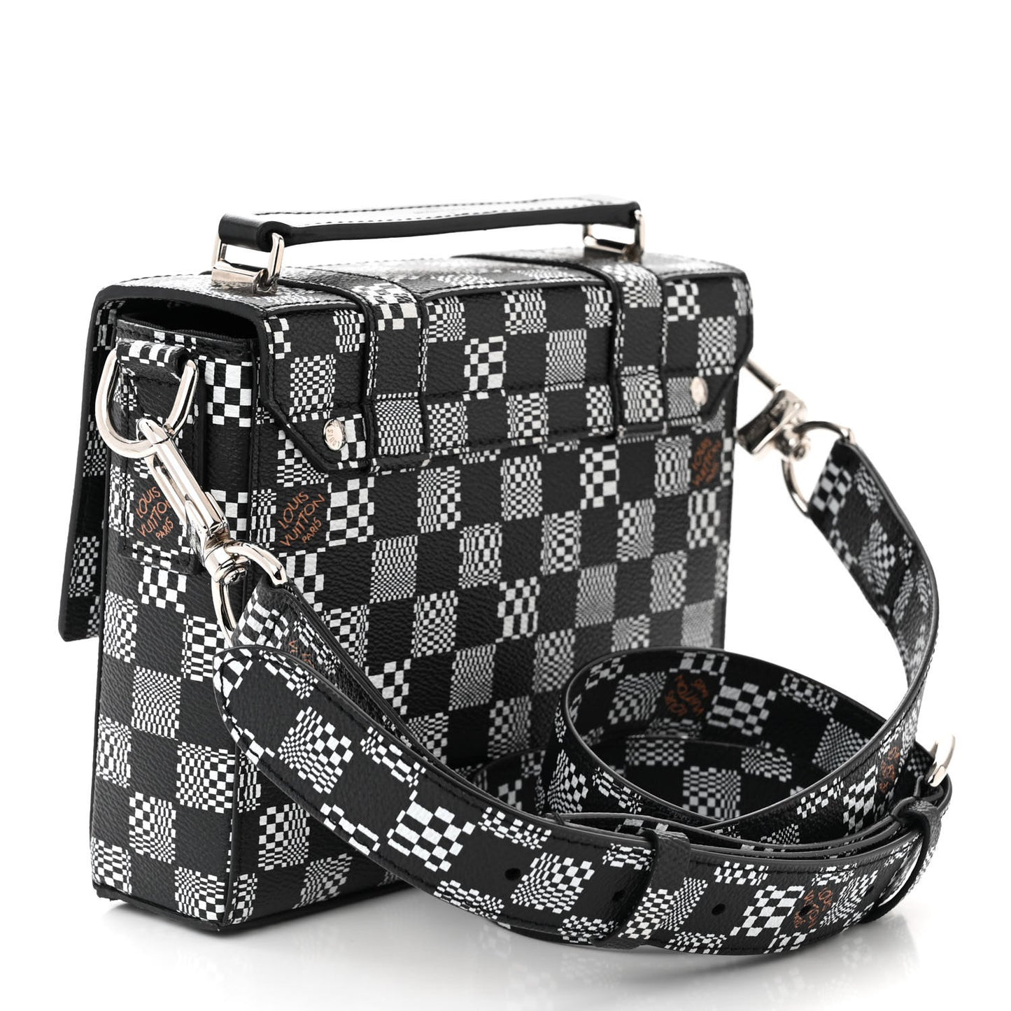 Damier Distorted Flap Soft Trunk Messenger