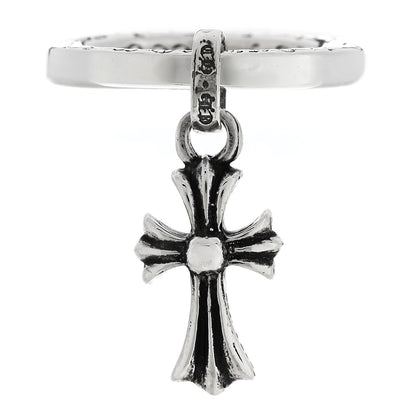 Chrome Hearts Sterling Silver Cross Charm Ring 50 5.5 1 of 4