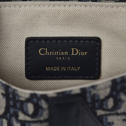 Christian Dior Oblique Mini Saddle Bag Blue 6 of 8