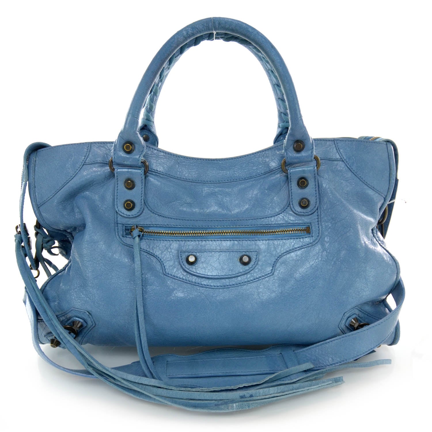 Balenciaga Agneau City Bleu 1 of 20