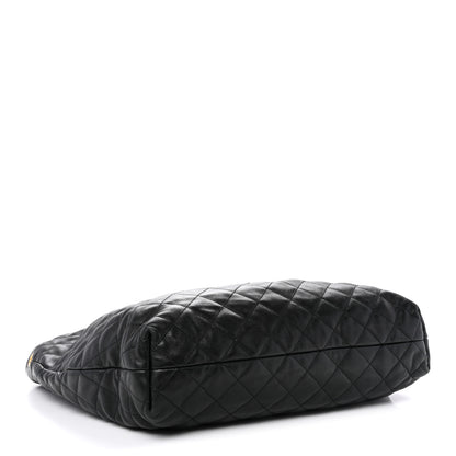 Saint Laurent Lambskin Quilted Maxi Icare Shopping Tote Black 5 of 15