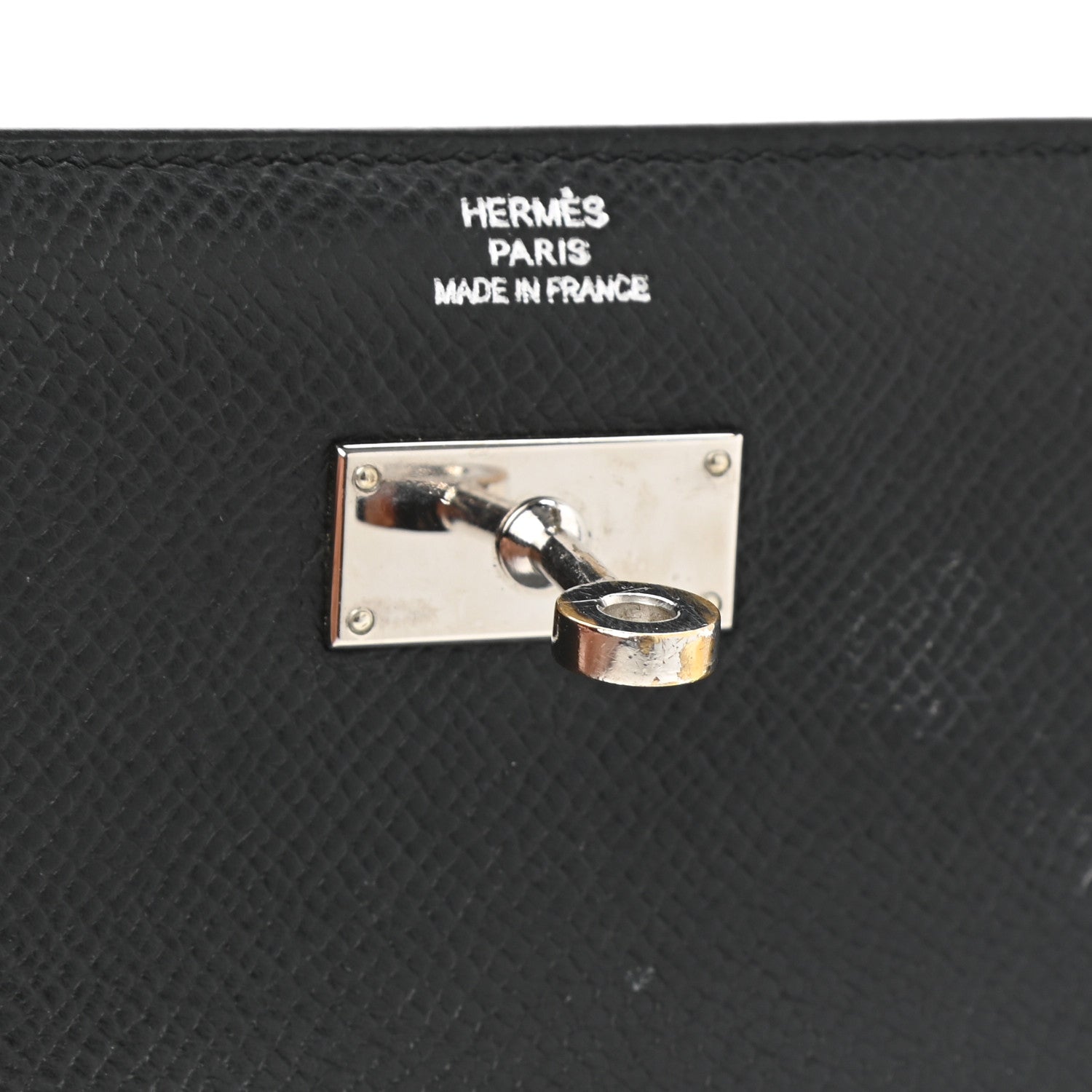 Hermes Epsom Medium Kelly Wallet Black 6 of 10