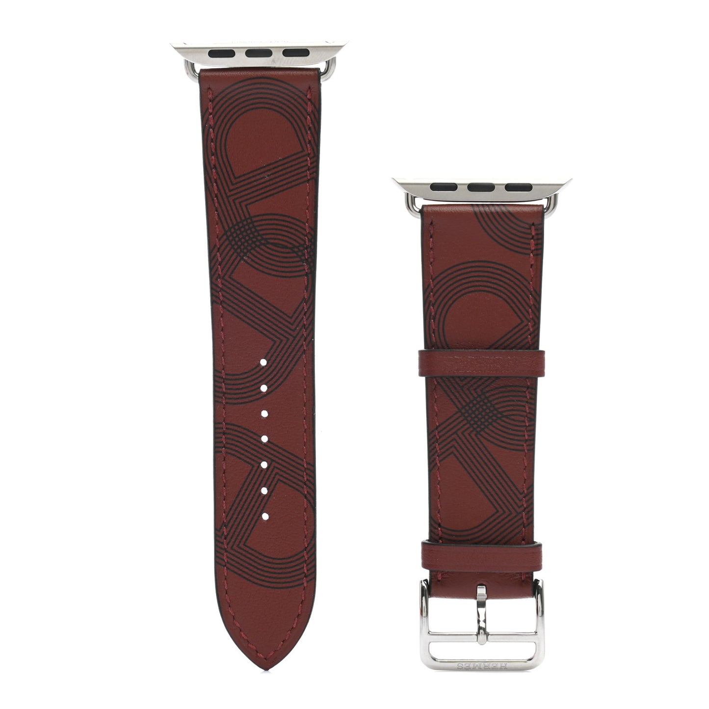 Swift Circuit 24 45mm Apple Watch Single Tour Band Rouge H Noir