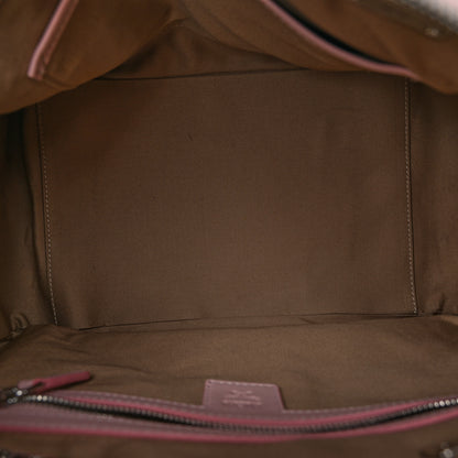 MCM Nylon Camo Top Handle Satchel Pink Blush 5 of 12