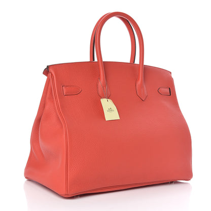 Hermes Togo Birkin 35 Rouge Pivoine 3 of 31