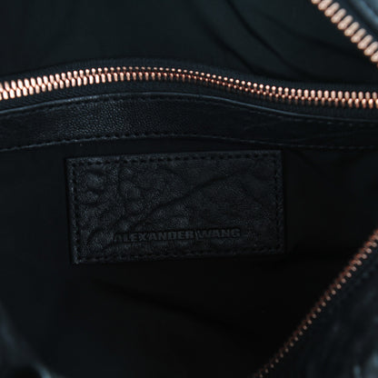 Alexander Wang Pebbled Lambskin Rocco Black Rose Gold Hardware 6 of 6