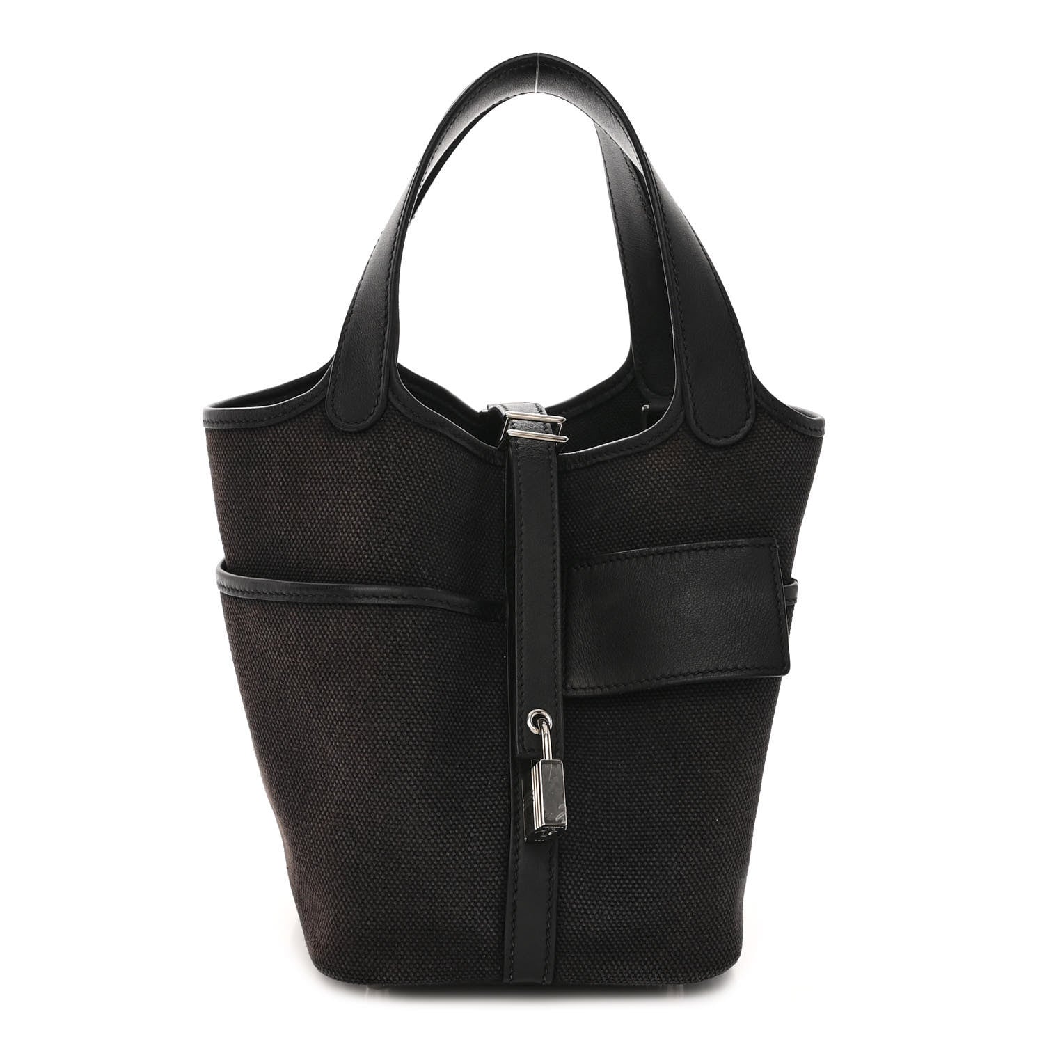 Hermes Toile Goeland Swift Cargo Picotin Lock 18 Black 1 of 10