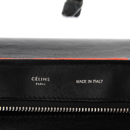 Celine Calfskin Wool Medium Trapeze Multicolor 5 of 7