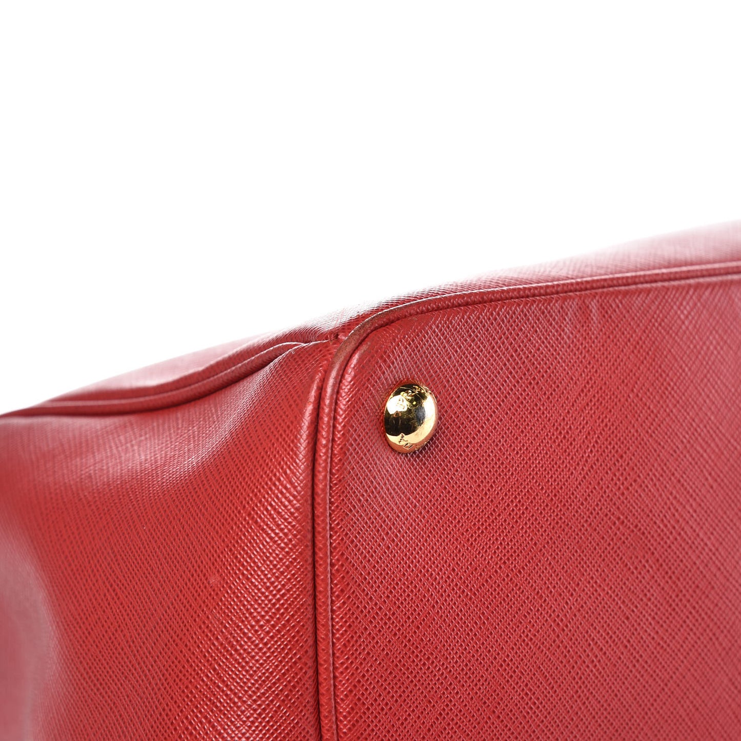 Saffiano Large Galleria Double Zip Tote Fuoco