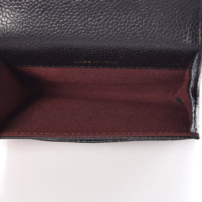Chanel Caviar Quilted Flap Card Holder Black 5 of 9