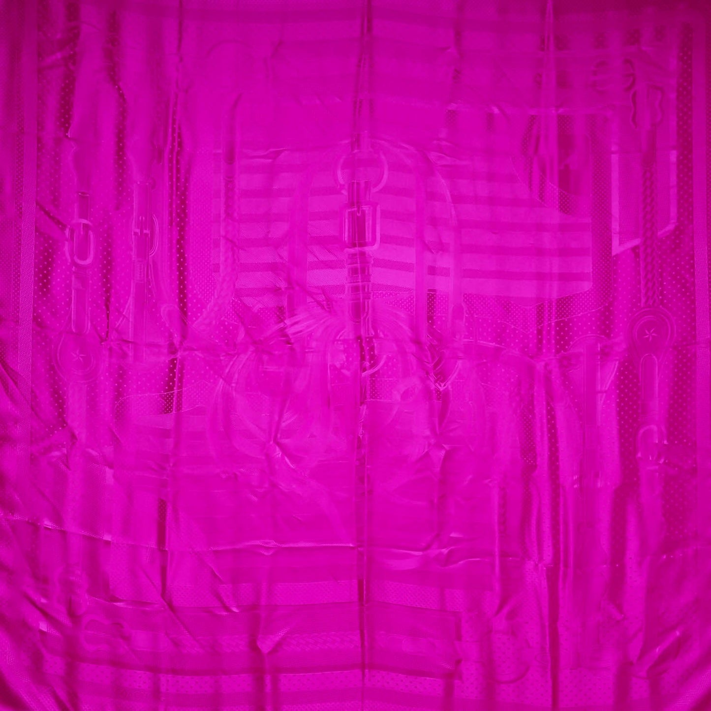Silk Coaching Scarf 140 Cyclamen