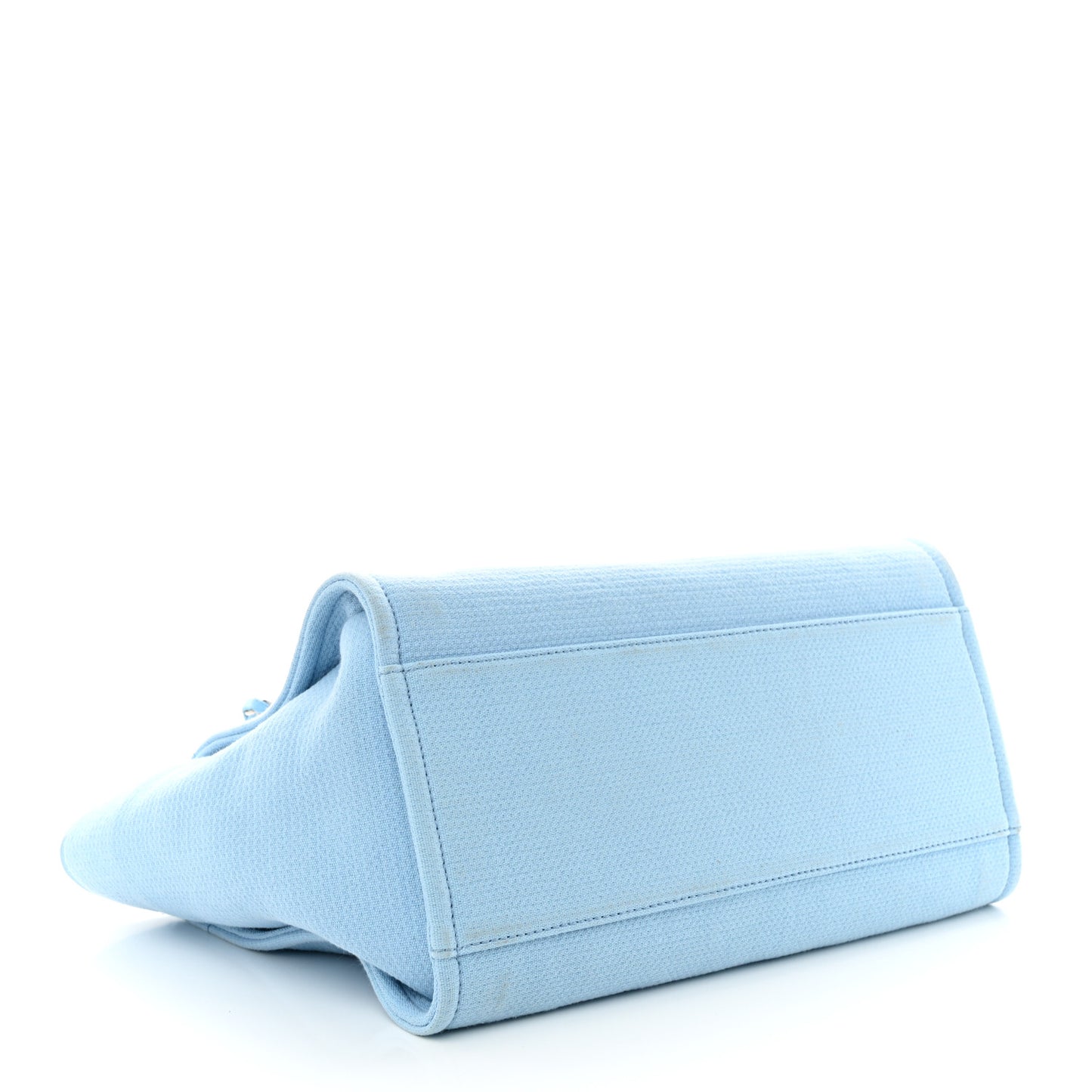 Mixed Fibers Medium Deauville Tote Light Blue