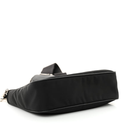 Prada Nylon Re-Edition 2005 Shoulder Bag Black 4 of 11