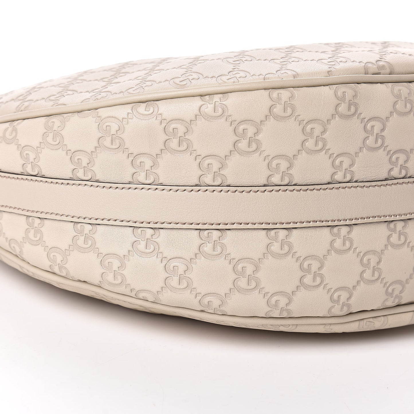 Guccissima Medium GG Twins Hobo Off White