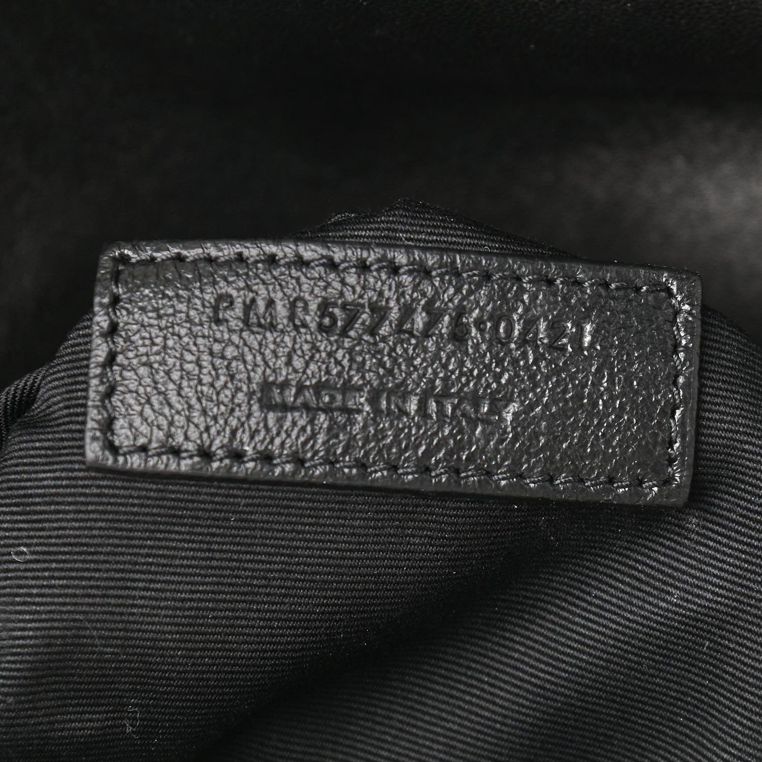 Saint Laurent Lambskin Quilted Medium Loulou Puffer Monogram Chain Satchel Black 7 of 9