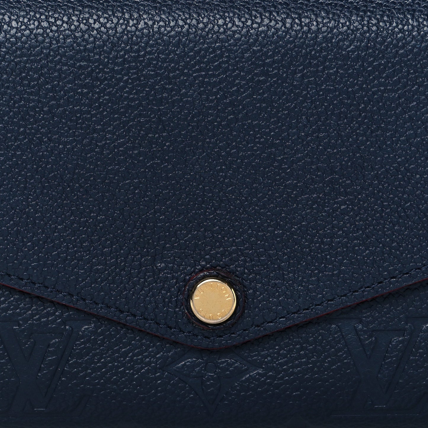 Empreinte Sarah Wallet NM Marine Rouge
