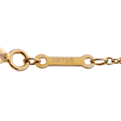 Tiffany 18K Yellow Gold Diamond .45ct Elsa Peretti Diamonds by the Yard Pendant Necklace 7 of 8