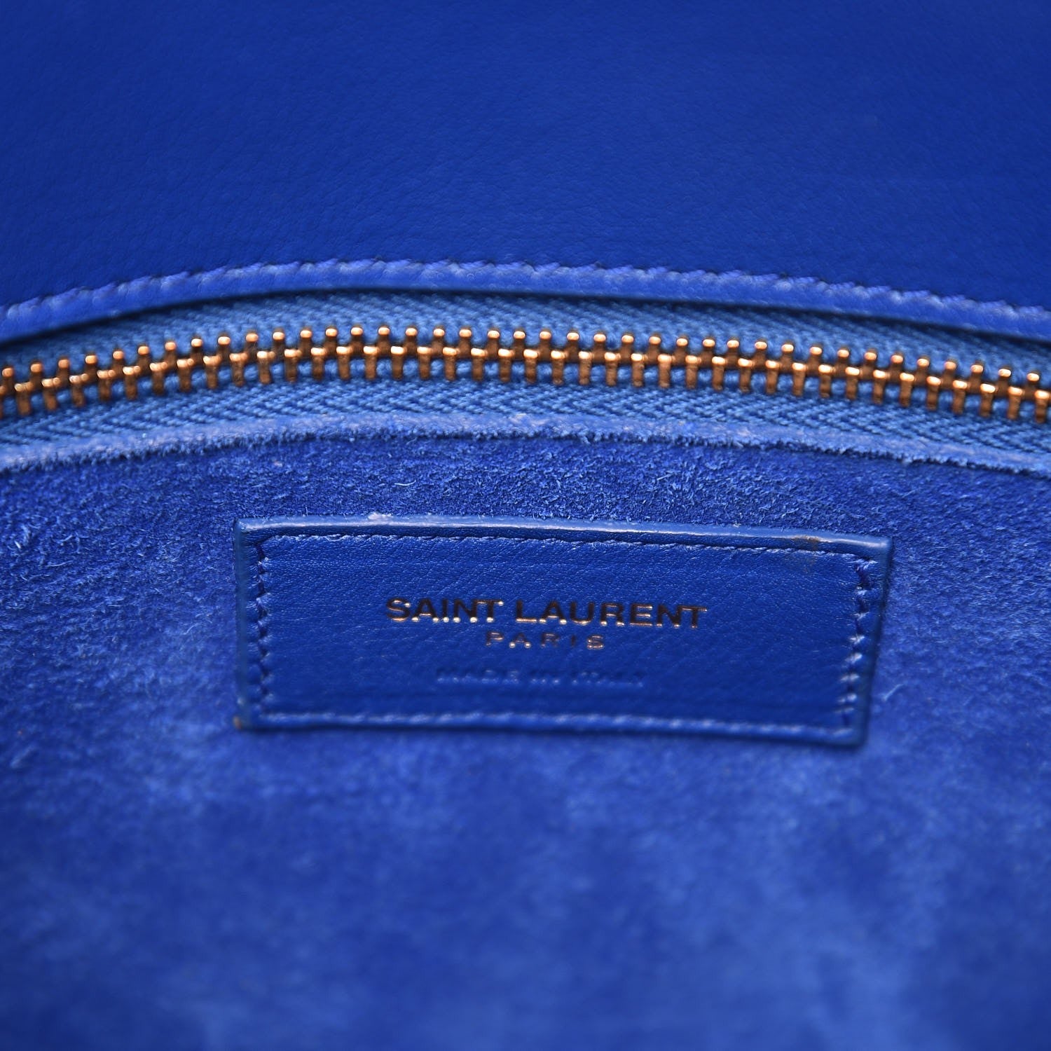 Saint Laurent Calfskin Small Sac De Jour Blue Majorelle 8 of 16