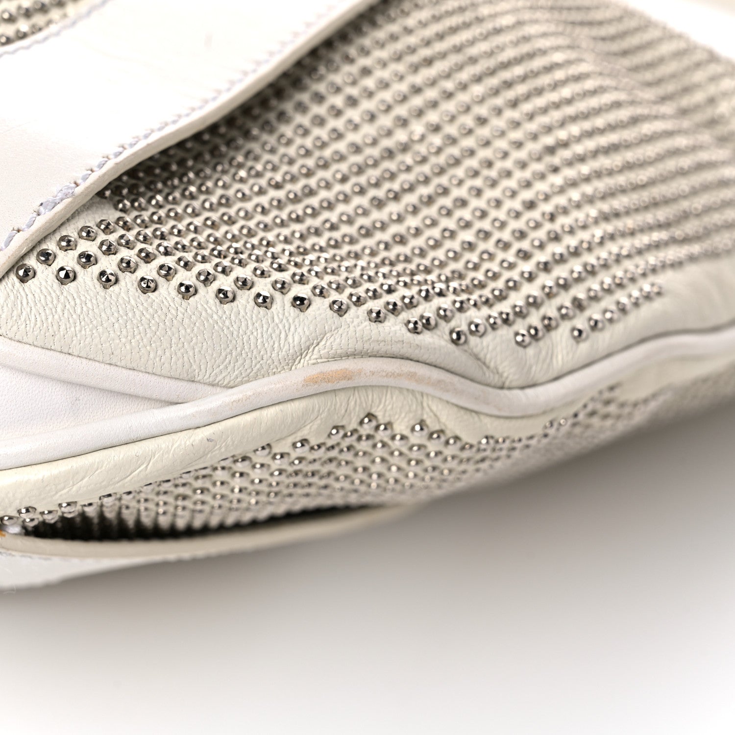Burberry Calfskin Studded Hobo White 12 of 34