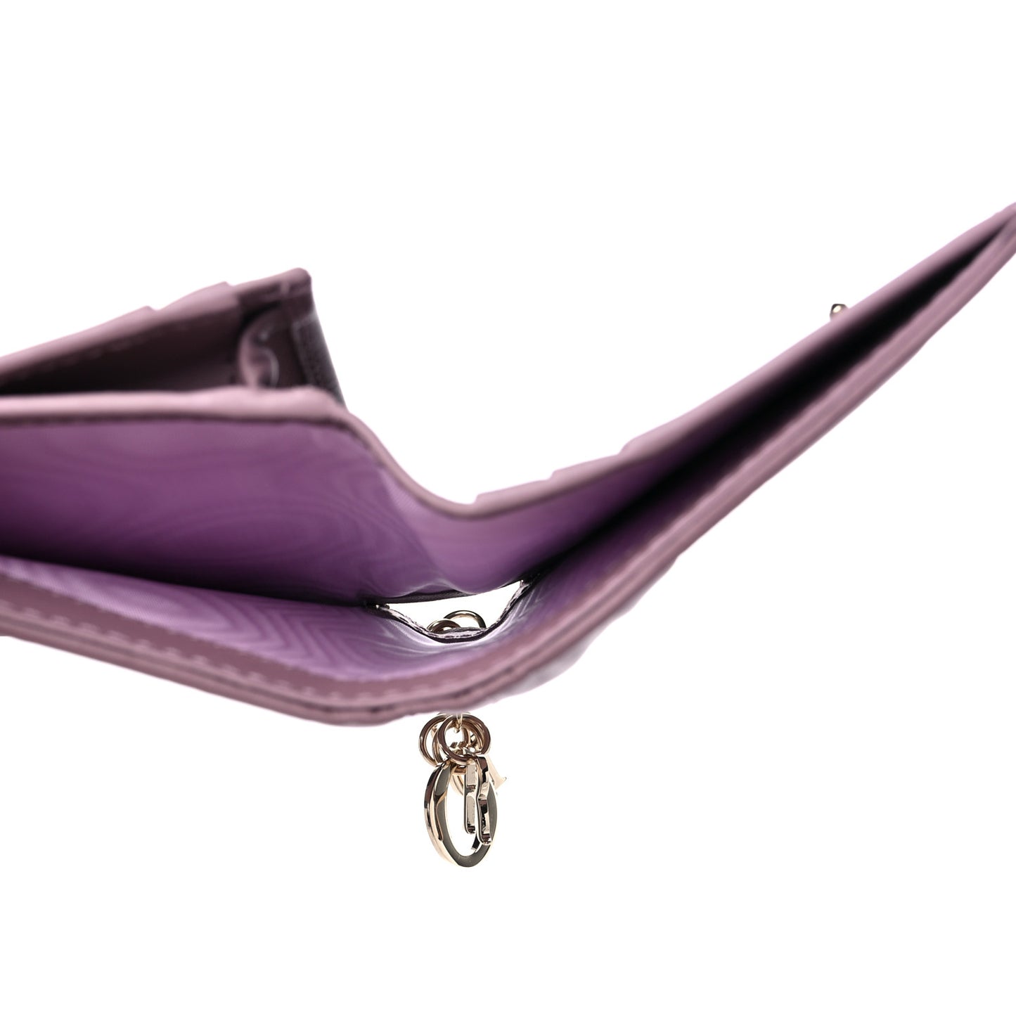 Lambskin Cannage Mini Lady Dior Wallet