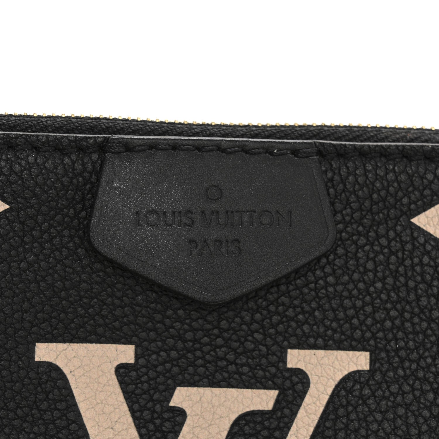 Louis Vuitton Empreinte Monogram Giant Multi Pochette Accessories Mini Pochette Black Beige 10 of 10