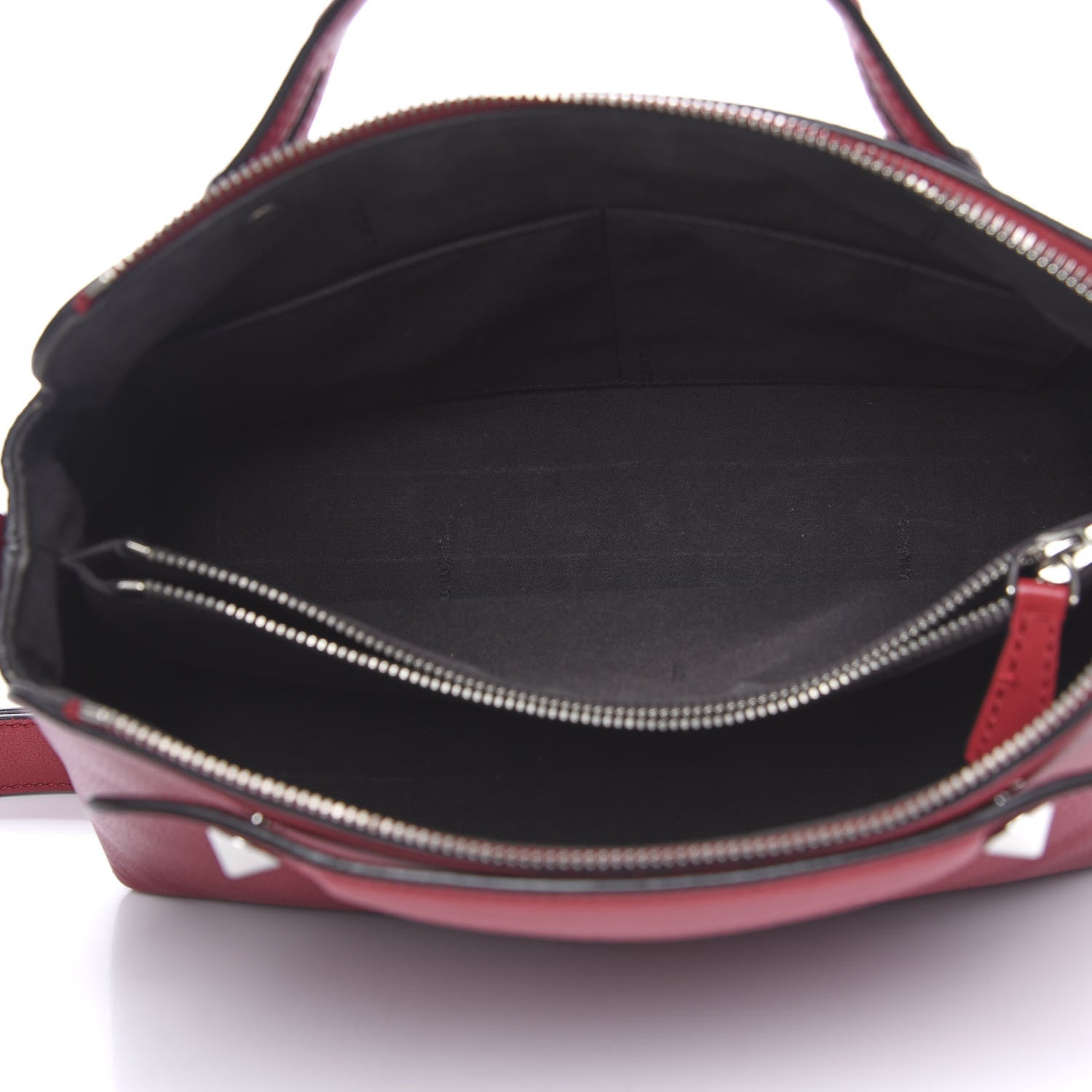 Fendi Vitello Dolce Marmol Medium By The Way Boston Bag Ciliegia 5 of 13