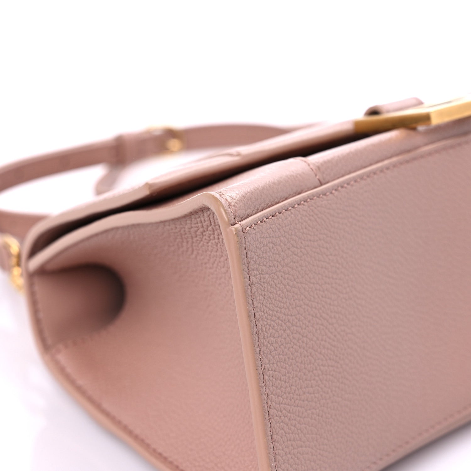 Balenciaga Grained Calfskin Small Hourglass Top Handle Bag Nude Beige 8 of 12