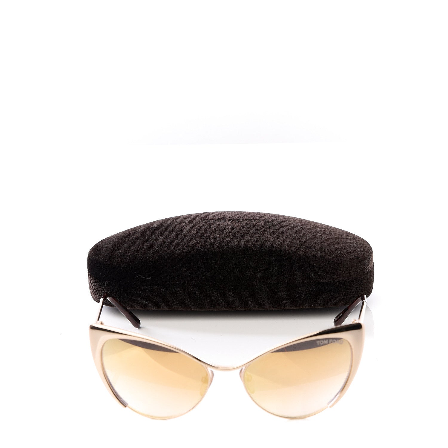 Tom Ford Nastasya Cat Eye Sunglasses TF304 Gold 8 of 8
