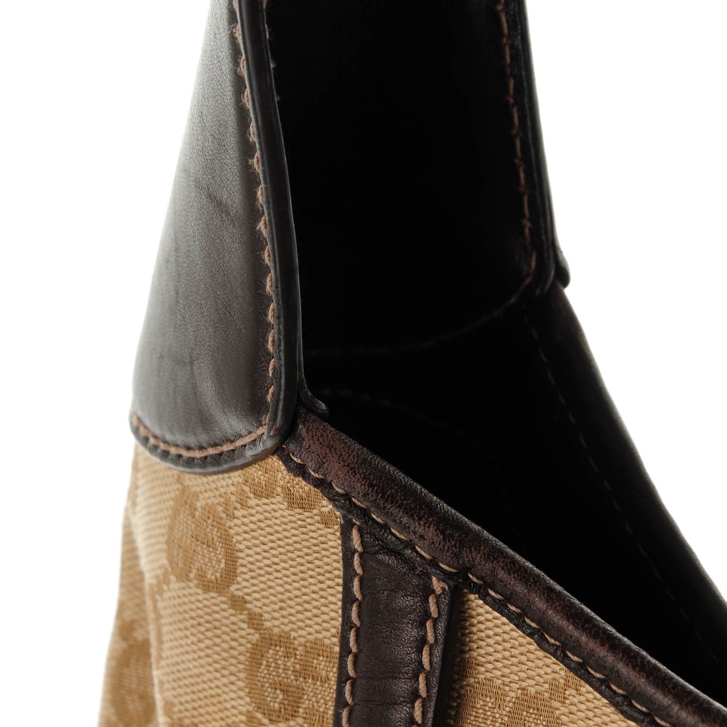 Gucci Monogram Large Horsebit 85th Anniversary Hobo Dark Brown 8 of 9